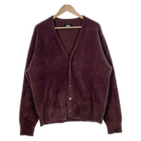 STUSSY ステューシー 22AW SHAGGY CARDIGAN シャギーカーディガン パープル Size M 福生店