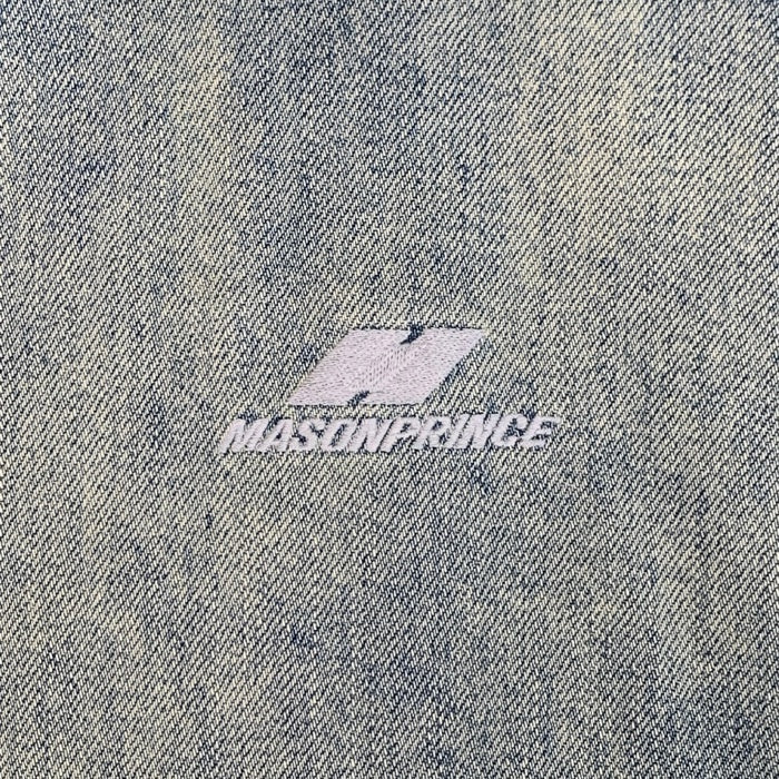 MASONPRINCE メイソンプリンス 加工デニム プルオーバーパーカー インディゴ 刺繡 Size 1 福生店