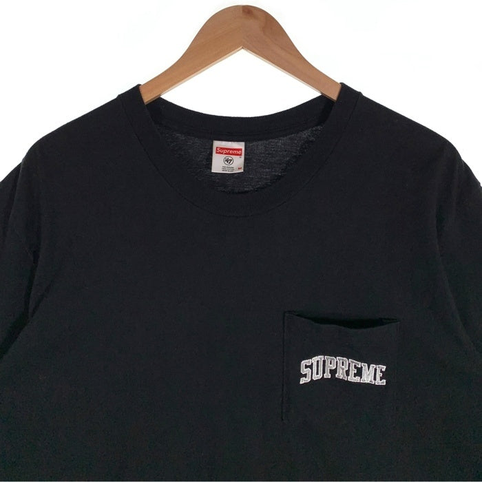 SUPREME シュプリーム 47 BRAND フォーティーセブン ブランド 19SS NFL RAIDERS 47 POCKET TEE 半袖 Tシャツ ブラック Size M 福生店