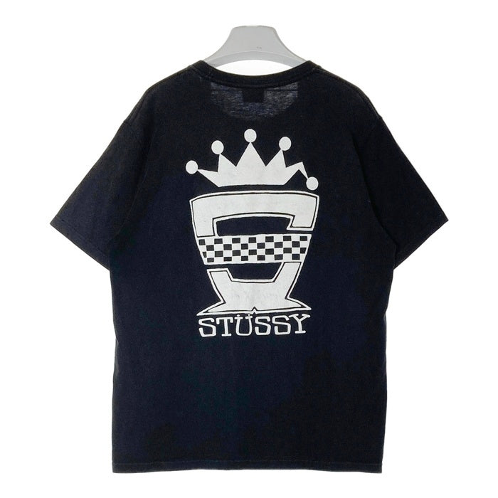 STUSSY ステューシー トライブ クラウン Tシャツ ブラック sizeM 瑞穂店