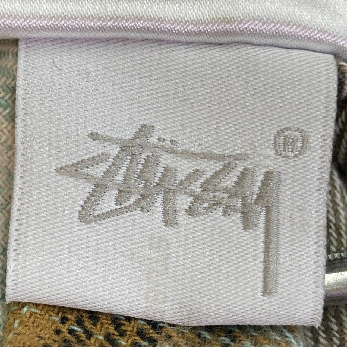 STUSSY ステューシー チェック プルオーバー パーカー  sizeM 瑞穂店