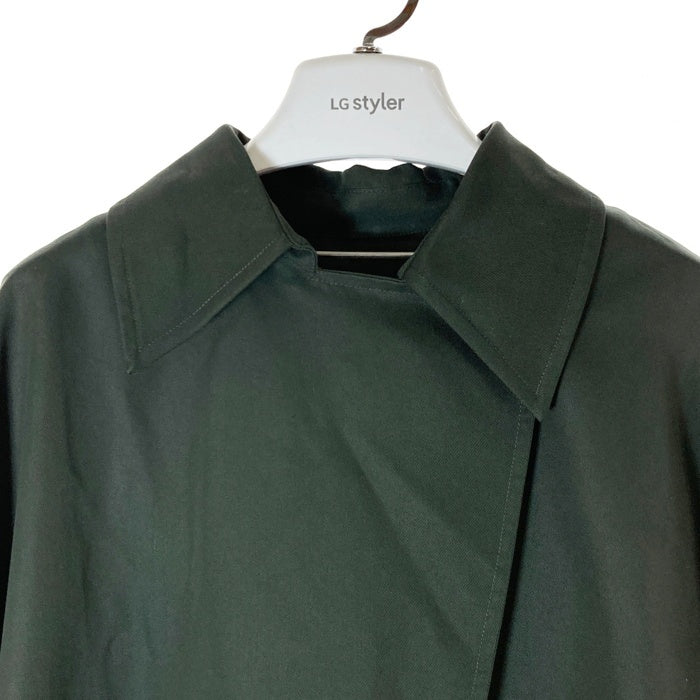 AMERI アメリ 24SS  TRENCH MULTI WAY LONG VEST トレンチマルチウェイロングベスト 半袖コート グリーン ※ベスト欠品 01410740200 Size M 瑞穂店