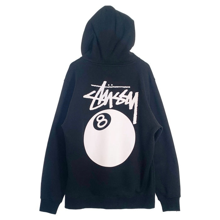 STUSSY ステューシー 8ボール プルオーバー フーディー パーカー ブラック Size L 福生店