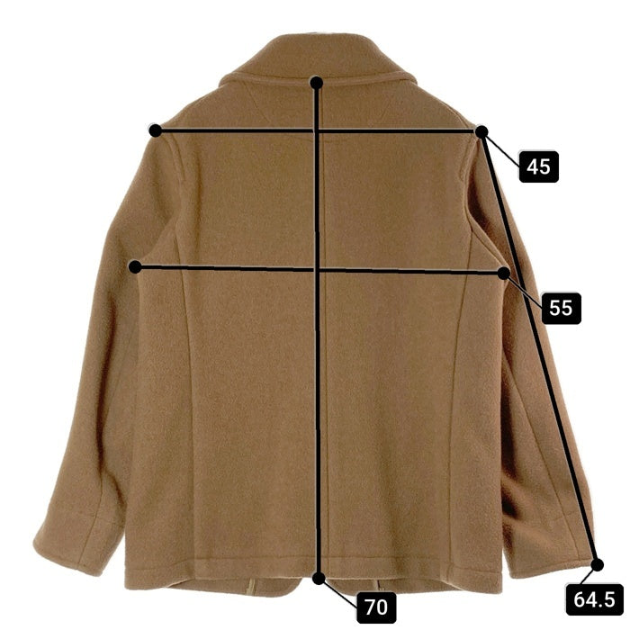 DANTON ダントン ショールカラー ウールモッサジャケット ブラウン JD-8237 Size 42 瑞穂店