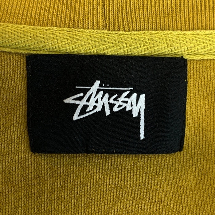 STUSSY ステューシー インサイドアウト ラグランスリーブ クルーネックスウェットトレーナー ゴールド 218055 Size M 福生店