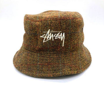 STUSSY ステューシー× Harris Tweed  ハリスツイード バケットハット ミックス sizeL/XL 瑞穂店