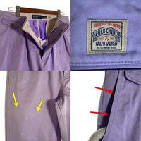 Polo by Ralph Lauren ポロラルフローレン POLO CHINO 2タックチノパンツ パープル Size 34×32 福生店