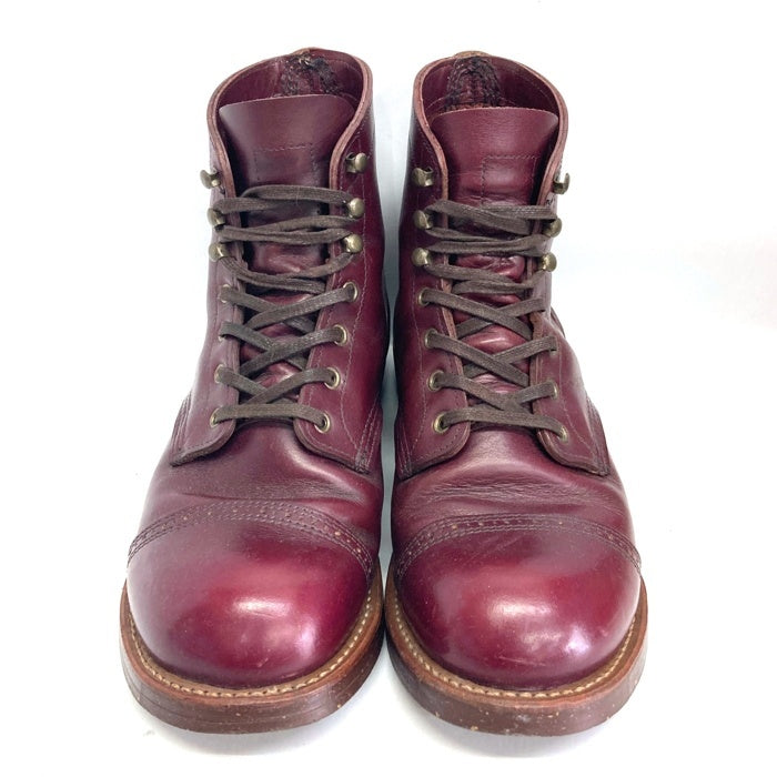 RED WING レッドウィング 8012 アイアンレンジマンソン ワークブーツ バーガンディー 05/15 Size 26.5cm 瑞穂店