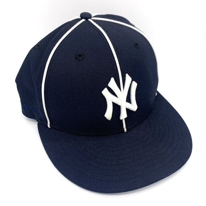 New Era ニューエラ 59FIFTY ニューヨーク・ヤンキース パイピング ベースボールキャップ ネイビー ホワイト Size  7 3/4 (61.5cm) 福生店