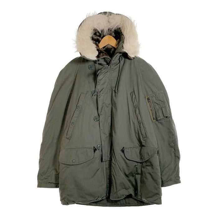 80's U.S.AIR FORCE 米空軍 N-3B ミリタリー フライトジャケット オリーブ 8415-00-376-1672 LANCER 81年会計 Size M 福生店
