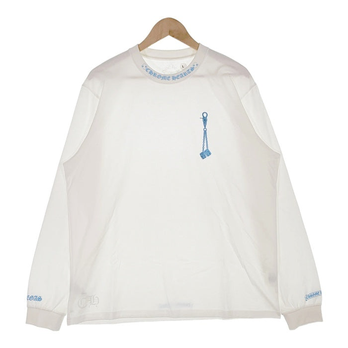 Chrome Hearts クロムハーツ DICE ORG CTN U LS プリント ロングスリーブTシャツ ダイス オフホワイト ラスベガス限定 Size L 福生店