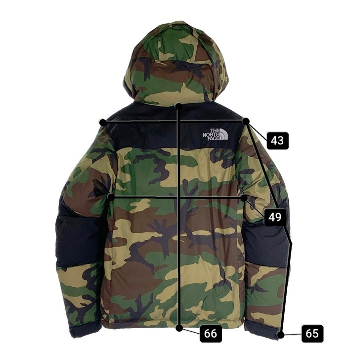 THE NORTH FACE ノースフェイス NOVELTY BALTRO LIGHT JACKET ノベルティ バルトロライトジャケット ダウン ウッドランドカモ ND91515 Size S 福生店