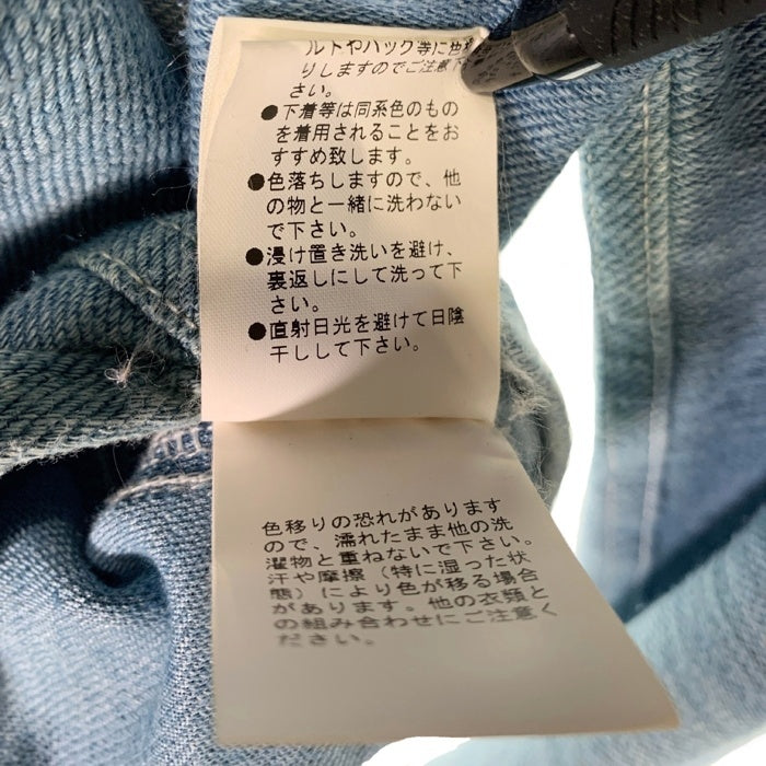 BAYFLOW ベイフロー スウェットデニム ウエスタンシャツ インディゴ リペア加工 BM1803YG01 Size 4 福生店
