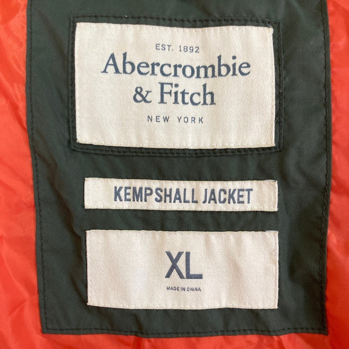 Abercrombie＆Fitch アバクロンビー&フィッチ 肩ワッペン 中綿 ジャケット カーキ sizeXL 瑞穂店