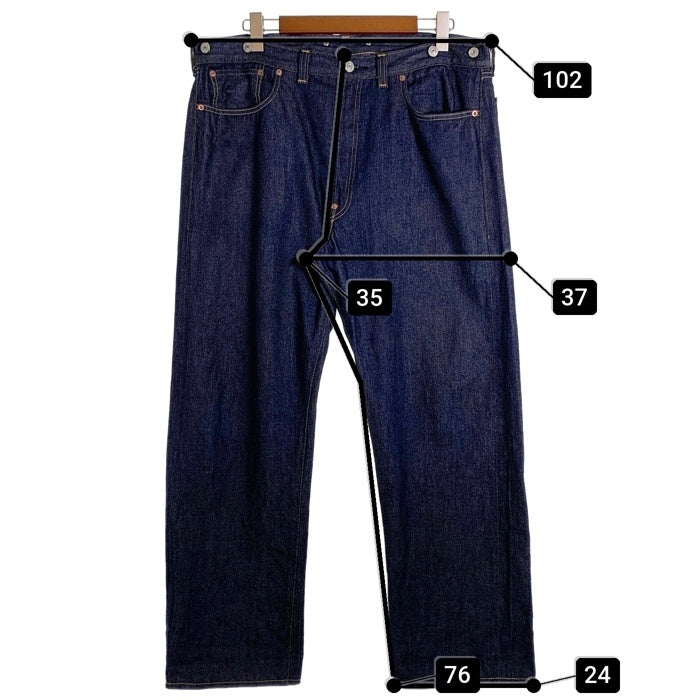 LEVI'S リーバイス 501XX ボタン裏3105 復刻 1933年 ボタンフライ 赤耳 セルビッチ デニム パンツ L インディゴ 33501-0049 日本製 Size W38 福生店