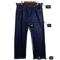 LEVI'S リーバイス 501XX ボタン裏3105 復刻 1933年 ボタンフライ 赤耳 セルビッチ デニム パンツ L インディゴ 33501-0049 日本製 Size W38 福生店
