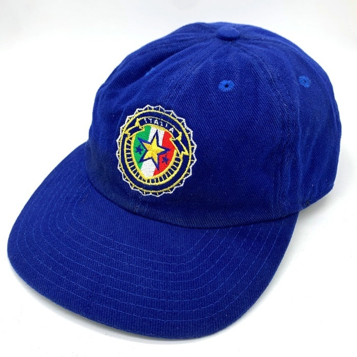 90's NIKE ナイキ イタリア代表 コットン ベースボールキャップ ブルー 台湾製 福生店