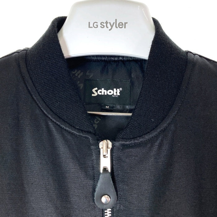 Schott ショット 782-3252012 NEW STYLE MA-1 THINSALATE フライトジャケット ブラック sizeM 瑞穂店