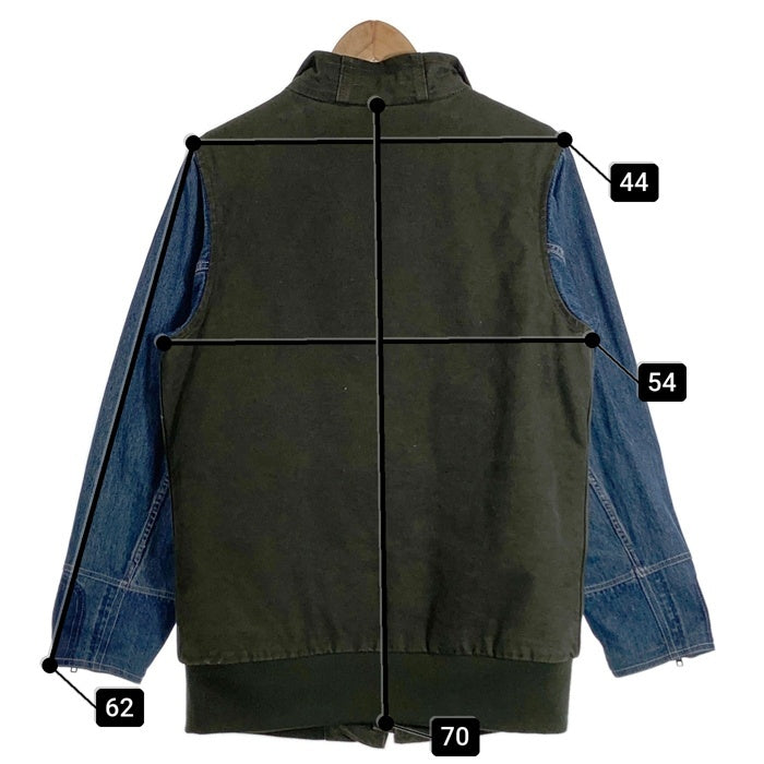 Carhartt カーハート ベストリメイク ダック デニム ジップアップジャケット モス インディゴ 100121 316 12年 Size M 福生店