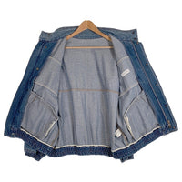 ADAM ET ROPE アダムエロペ 23SS ドライタッチデニム スタンドカラーブルゾン ジップアップジャケット ライトブルー GML-03080-A Size M 福生店