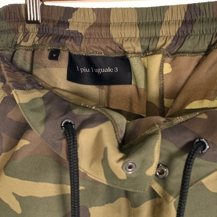 1piu1uguale3 ウノピュウノウグァーレトレ SPORT THESAINT MAFIA ONESIDE CARGO SHORTS カモフラージュ カーゴショートパンツ コットンナイロン Size 5 福生店