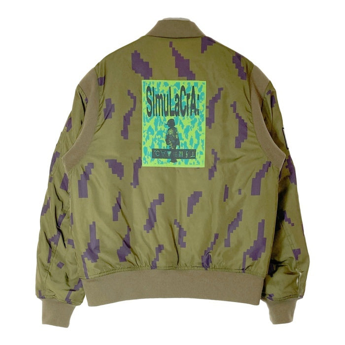 C.E シーイー CAV EMPT SIMULACRA BOMBER JACKET MA-1 フライトジャケット オリーブ sizeL 瑞穂店