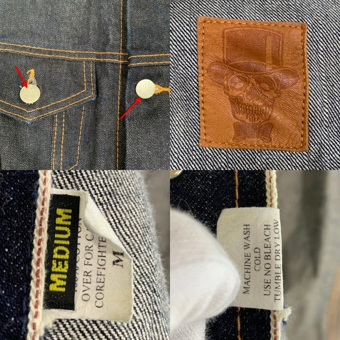 CORE FIGHTER コアファイター 3rd Denim Jacket デニムジャケット インディゴ Size M 福生店