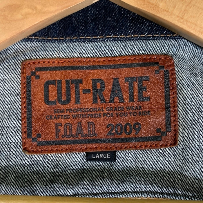 CUT-RATE カットレイト デニムベスト インディゴ Size L 福生店