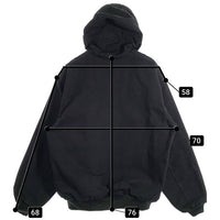 Carhartt カーハート Duck Active Jacket ダック アクティブジャケット ジップアップパーカー ブラック J131-BLK USA製 Size XL-R 福生店
