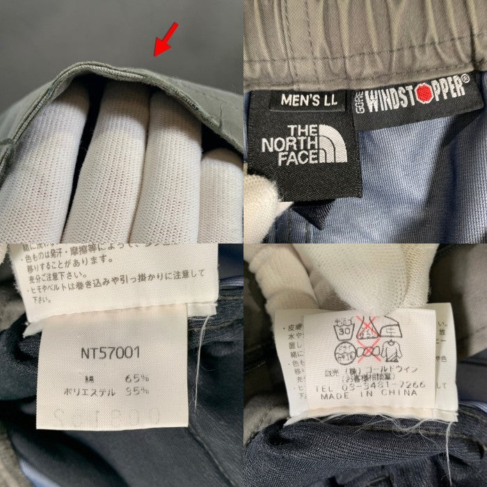 THE NORTH FACE ノースフェイス GORE WIND STOPPER PANTS ゴアウインドストッパーパンツ オリーブ NT57001 Size LL 福生店