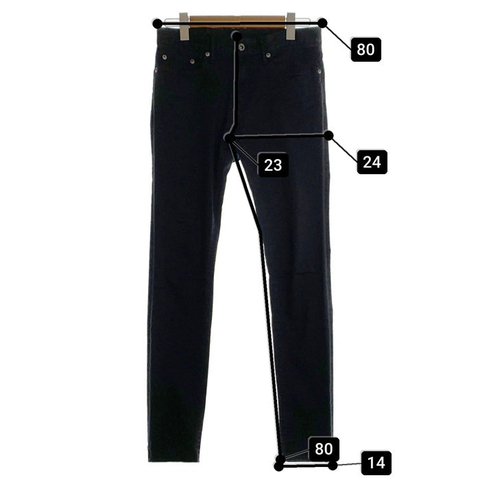 HYSTERIC GLAMOUR ヒステリックグラマー ストレッチ ブラックデニムパンツ 0653AP03 Size 30 福生店