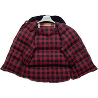 HYSTERIC GLAMOUR ヒステリックグラマー レザーヨーク ナイロン ダウンベスト 襟ボア ブラック 0294AV03 Size M 瑞穂店