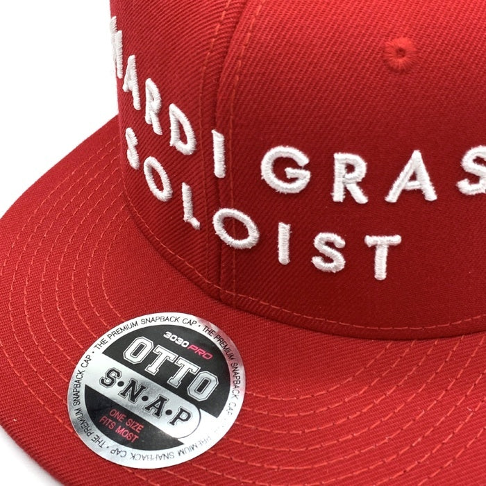 MARDI GRAS SOLOIST スナップバックキャップ レッド 清春 OTTO 福生店