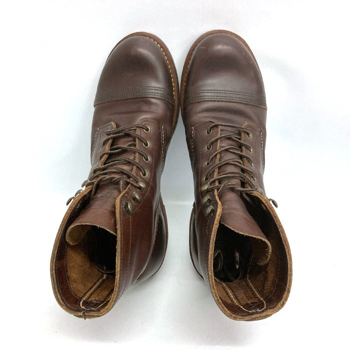 RED WING レッドウィング 8111 Iron Ranger アイアンレンジャー アンバーハーネス ワークブーツ ブラウン sizeUS8.5 瑞穂店