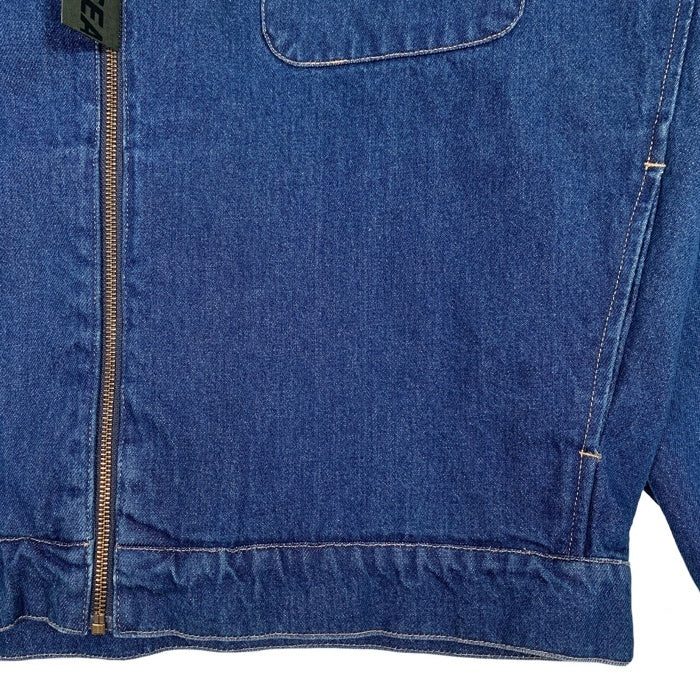 WIND AND SEA ウィンダンシー 24SS Front Zip Denim Jacket フロントジップ デニムジャケット プリント インディゴ WDS-O-ATTP-24-Q3-JK-01 Size XL 福生店