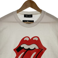 WIND AND SEA ウィンダンシー The Rolling Stones Tonque&Lips S/S Tee ローリングストーンズ タン&リップ プリントTシャツ ホワイト Size XL 福生店