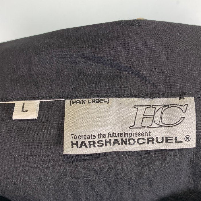 HARSHANDCRUEL ハーシュアンドクルーエル ナイロン ショートパンツ ブラック 針金 Size L 福生店