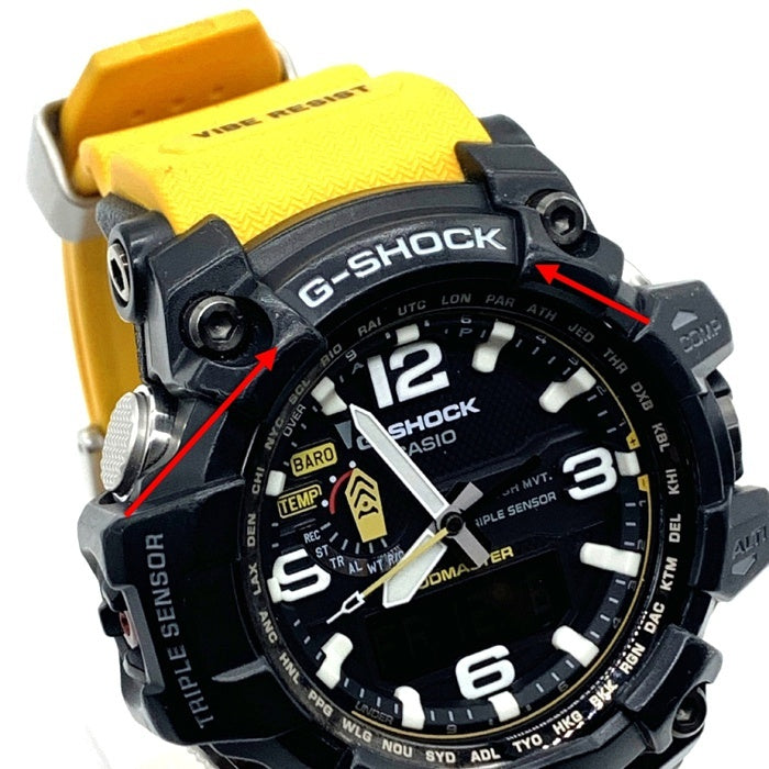 CASIO カシオ MUDMASTER マッドマスター 電波ソーラー デジアナ 腕時計 ベルト付属 GWG-1000 福生店