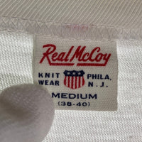 Real McCOY'S リアルマッコイズ チャック・イェーガー プリントTシャツ ホワイト 旧 Size M 福生店