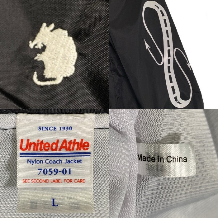 RATS ラッツ 25SS TAT 30th COACH JACKET プリント 刺繡 コーチジャケット ブラック Size L 福生店