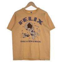 TOYS McCOY トイズマッコイ FELIX THE CAT SPACEWALK プリントTシャツ イエロー TMC2439 Size L 福生店