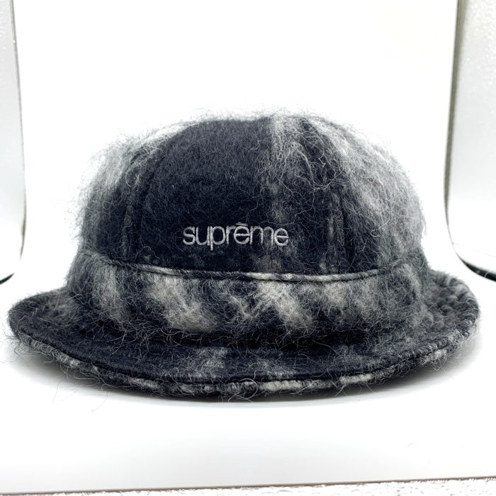SUPREME シュプリーム 25SS Mohair Plaid Bell Hat モヘアプラッド ベルハット ブラック Size M/L 福生店