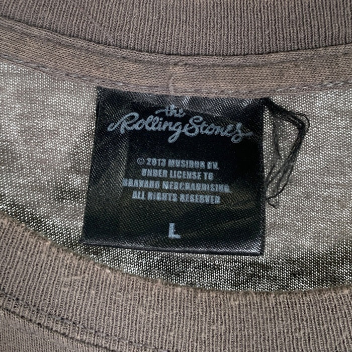 the Rolling Stones ザ ローリングストーンズ 2013 半袖 Tシャツ チャコール Size L 福生店
