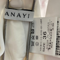 ANAYI アナイ リボンヤーン スカート ホワイト size36 瑞穂店