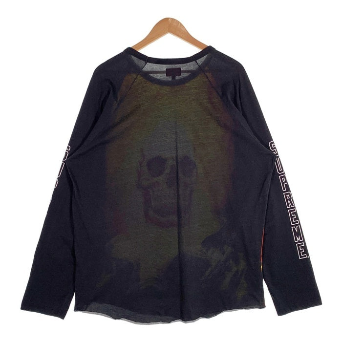 SUPREME シュプリーム 19SS Ghost Rider Raglan L/S Top ゴーストライダー ラグランスリーブトップ ブラック Size XL 福生店