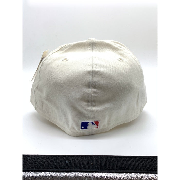 90's New Era ニューエラ MLB ニューヨーク・ヤンキース 59FIFTY ベースボールキャップ ホワイト ウール USA製 Size 7 3/8 (58.7cm) 福生店