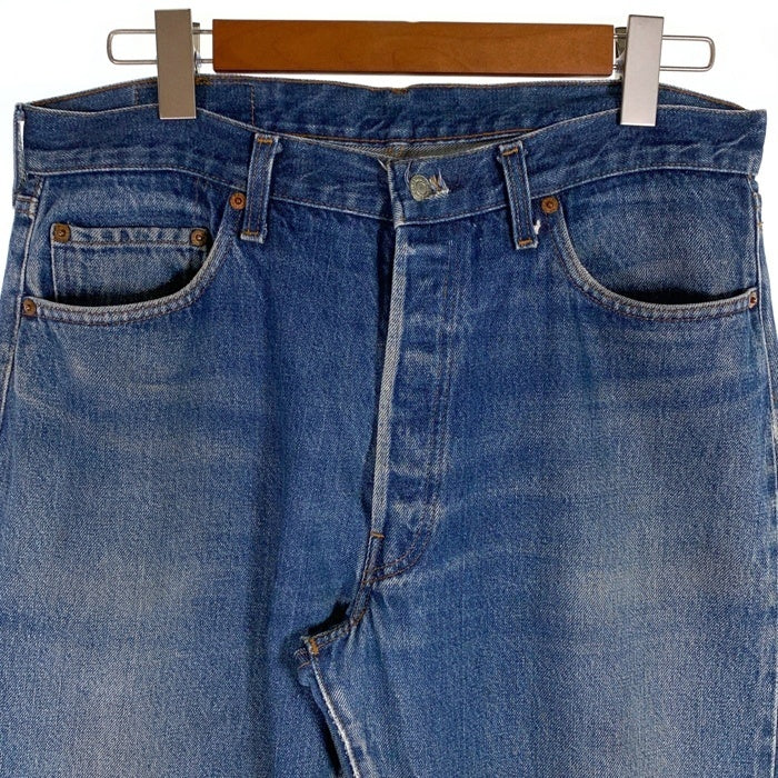 80's Levi's リーバイス 501 ボタン裏555 赤耳 セルビッチ デニムパンツ ライトブルー USA製 Size ウエスト約82cm 福生店