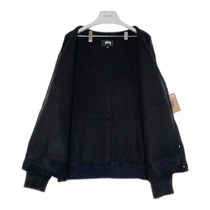 STUSSY ステューシー 22AW Shaggy Cardigan シャギーカーディガン 117094 ブラック SizeL 瑞穂店