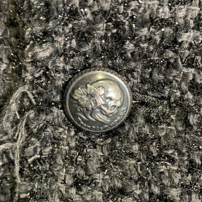 FranCisT MOR.K.S. フランシストモークス ポリエステル ウール 1B テーラードジャケット グレー MO1351RL Size 4 福生店