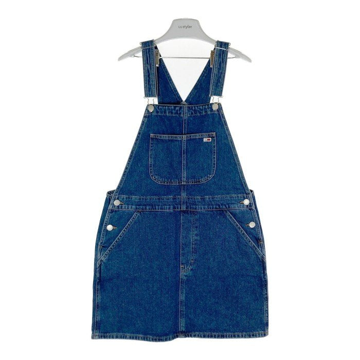 TOMMY JEANS トミージーンズ 4500248110 classic dungaree dress クラシックダンガリードレス デニムジャンパースカート インディゴ sizeM 瑞穂店